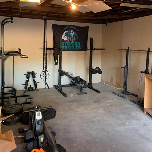 how to make a crossfit gym at home